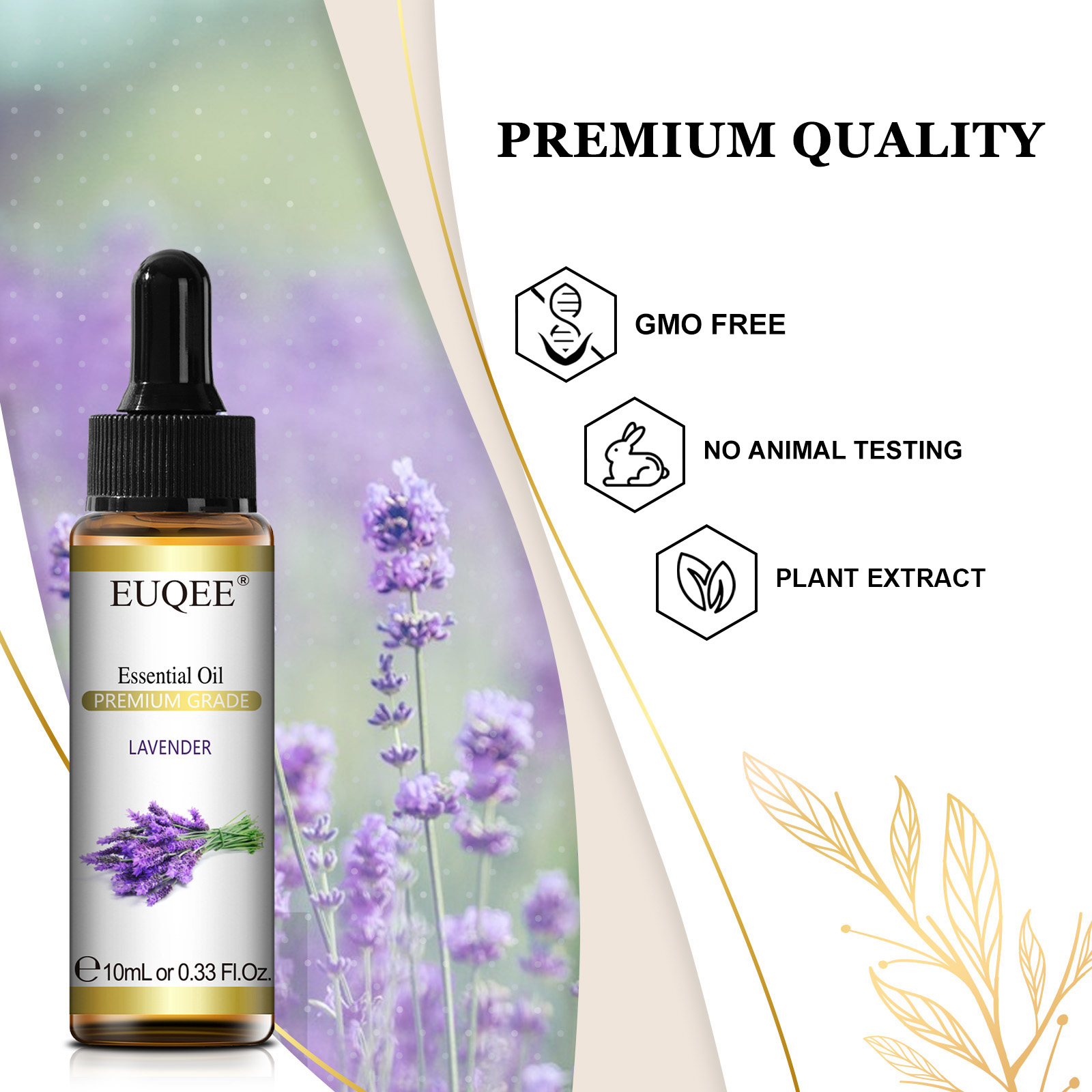 EUQEE 10ml 순수 천연 에센셜 오일 라벤더 자스 - Perfume Fragrance Essence 리뷰 및 가격